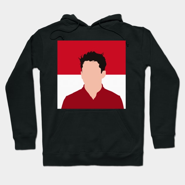 Charles Leclerc Face Art - Flag Edition Hoodie by GreazyL
